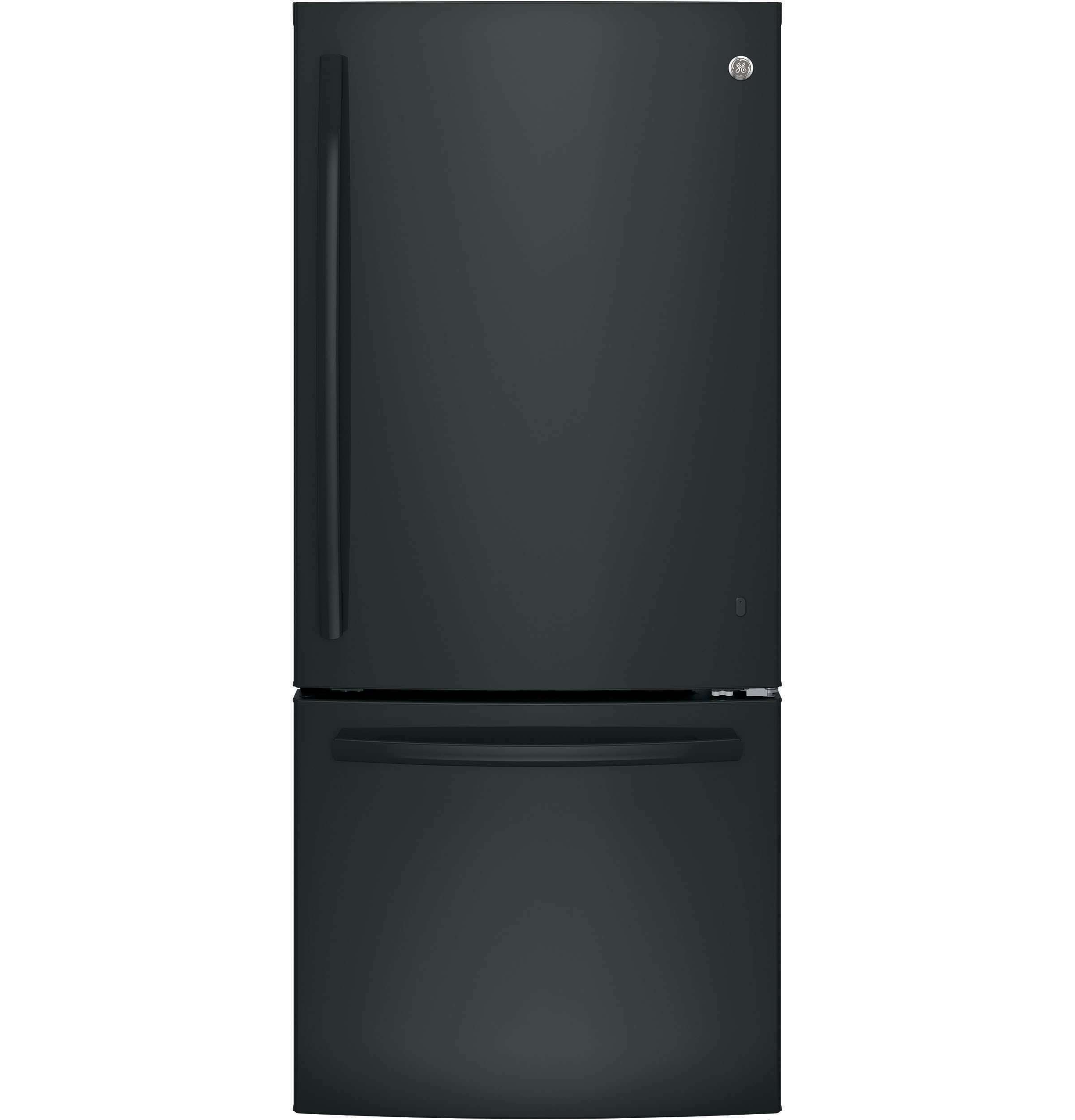 GE Appliances GDE21EGKBB GE® Series ENERGY STAR® 20.9 Cu. Ft. Bottom Freezer Refrigerator